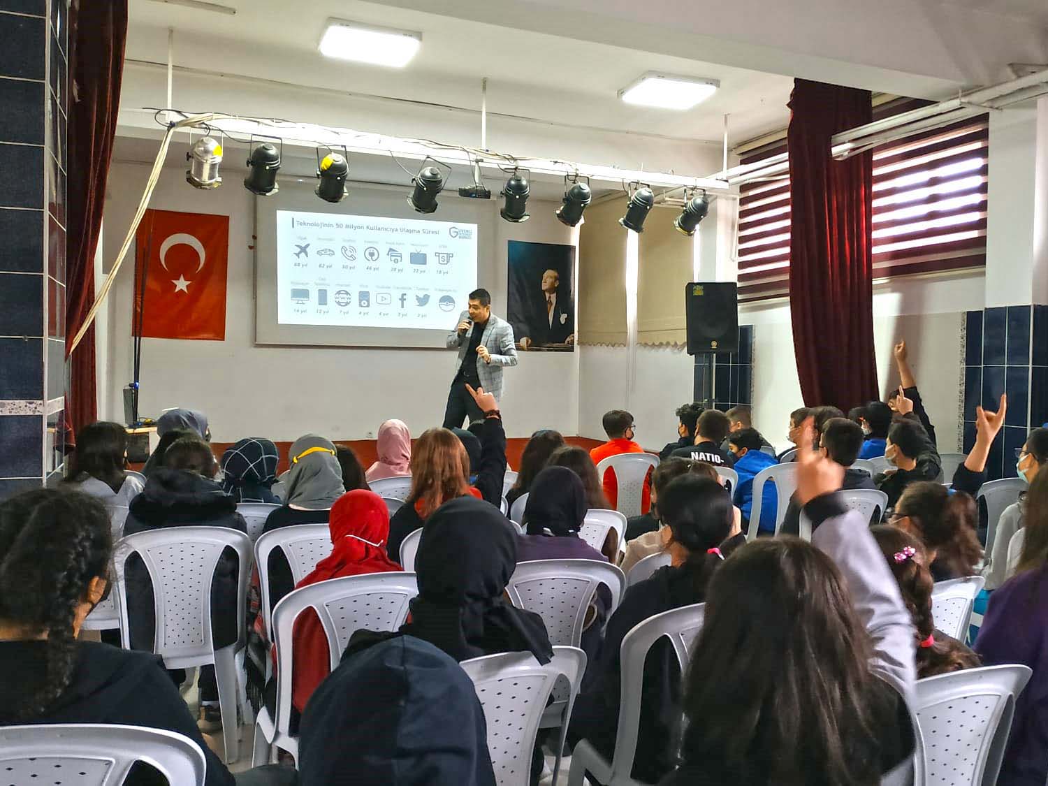Ankara Altındağ Muradiye Kanuni Okulları İlköğretim Öğrencilerine Yönelik Bilinçli ve Güvenli İnternet Kullanımı Semineri