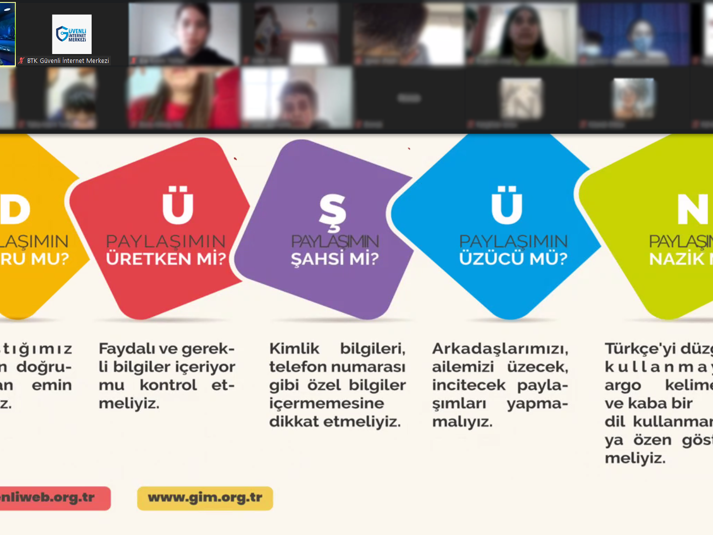 Ankara Çankaya Yasemin Karakaya İlkokulu Öğrencilerine Yönelik Bilinçli ve Güvenli İnternet Kullanımı Semineri