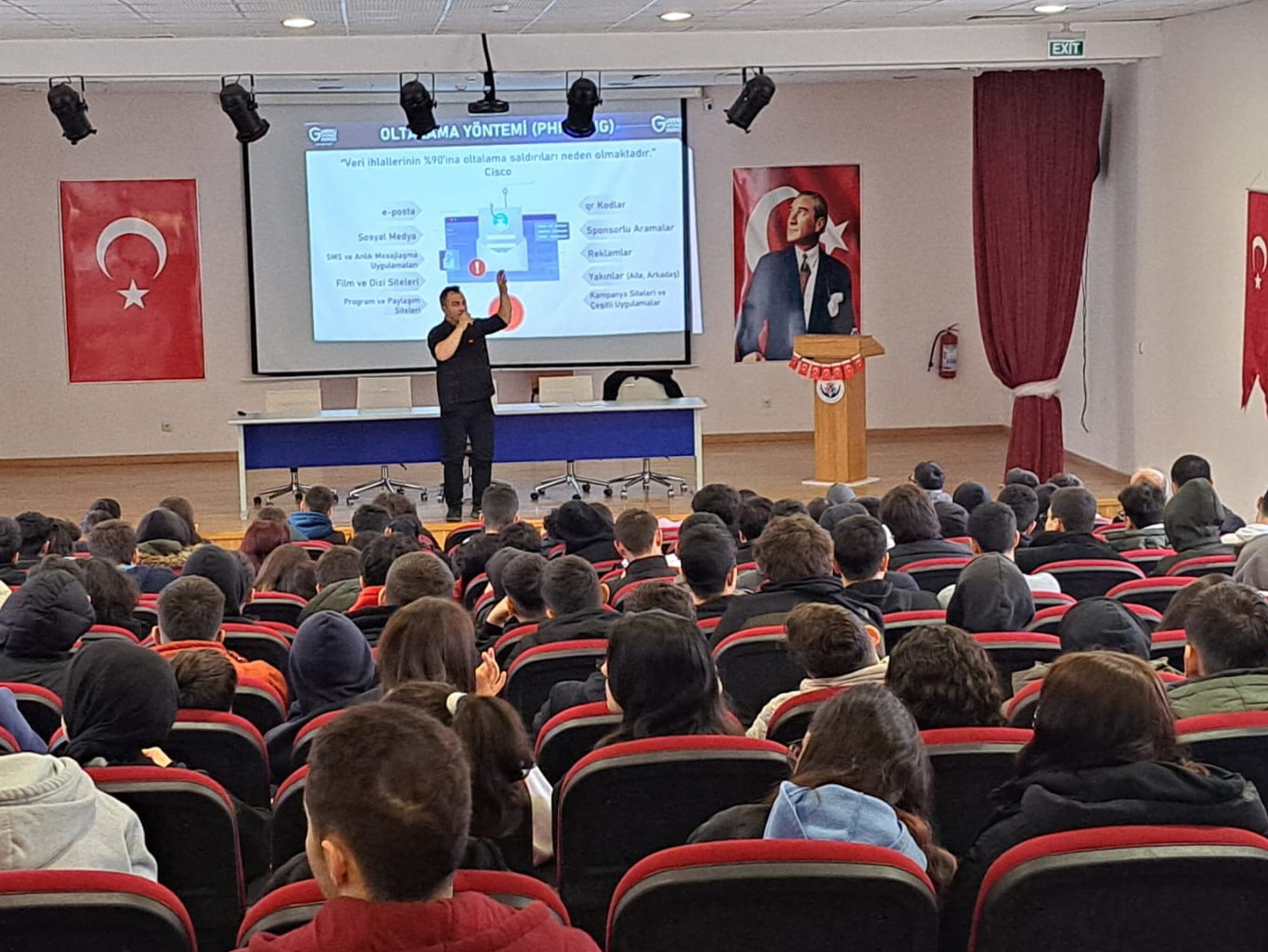 İstanbul Şişli Ahi Evran Mesleki ve Teknik Anadolu Lisesi Öğrencilerine Yönelik Bilinçli ve Güvenli İnternet Kullanımı Semineri