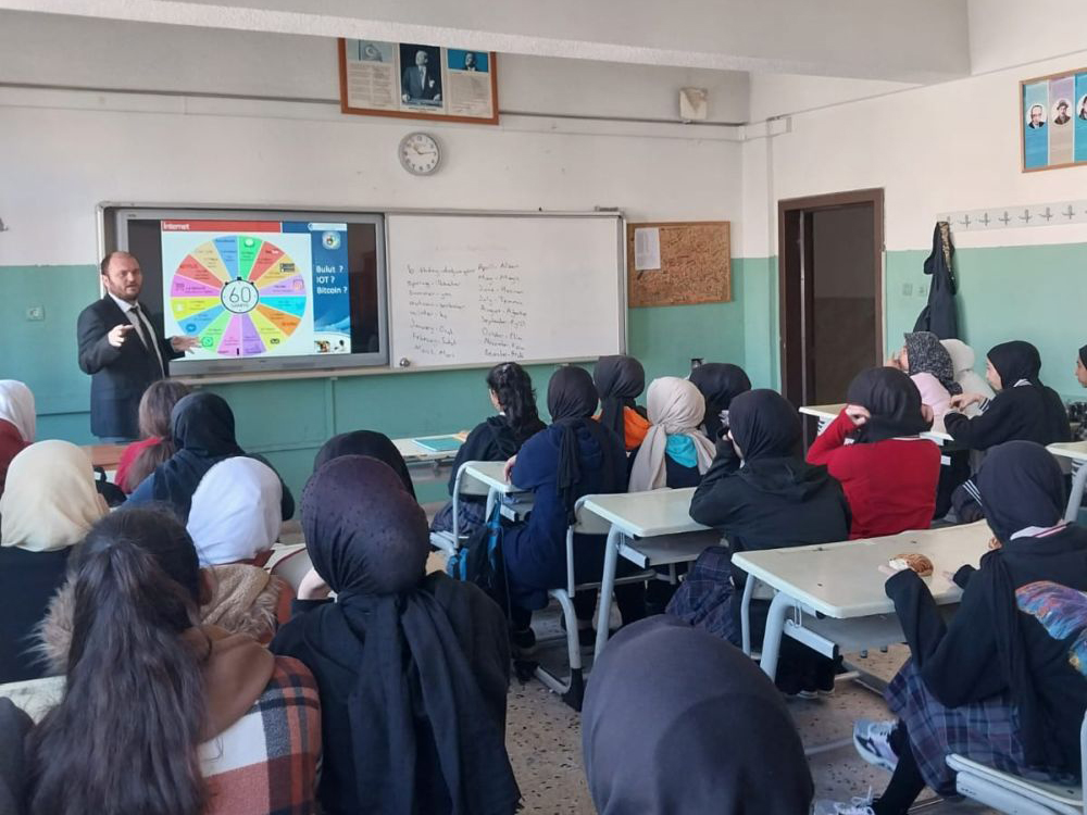 Mersin Akdeniz İmam Hatip Ortaokulu Öğrencilerine Yönelik Bilinçli ve Güvenli İnternet Kullanımı Semineri